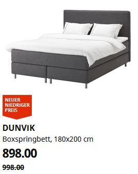 IKEA Boxspringbett Angebot