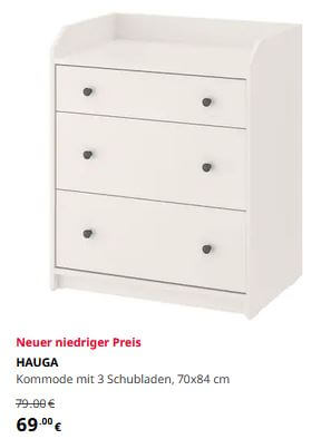 ikea kommode hauga günstig im Angebot
