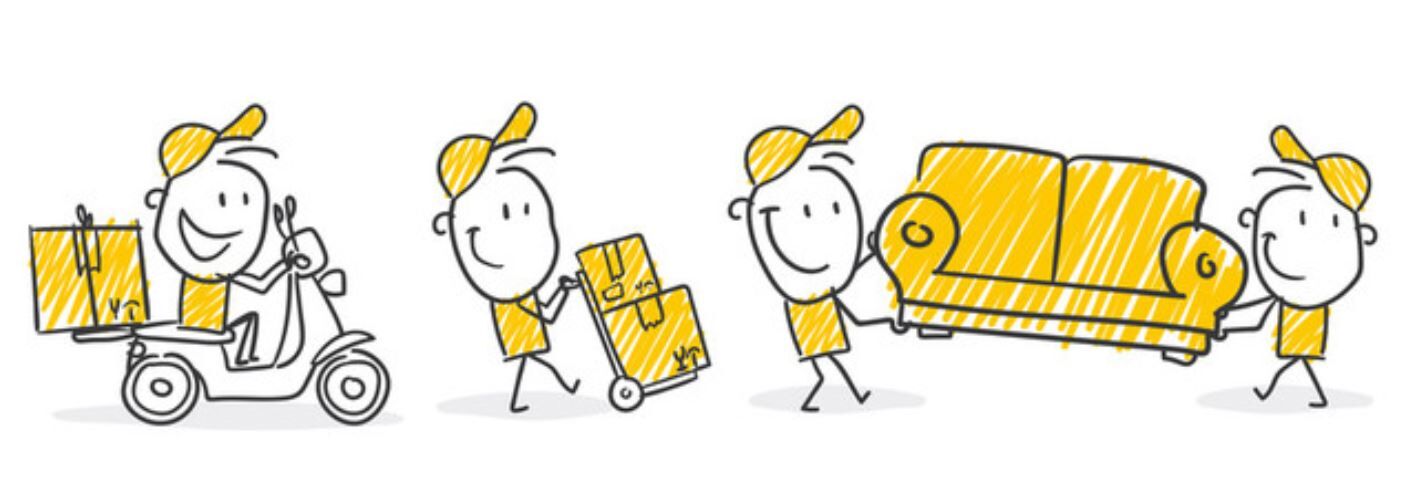 Möbel Lieferung und rücknahme