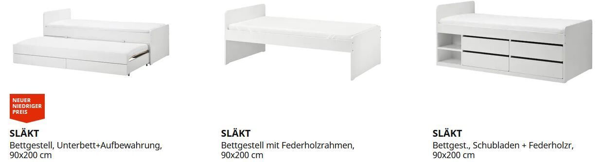 IKEA Släkt Bett