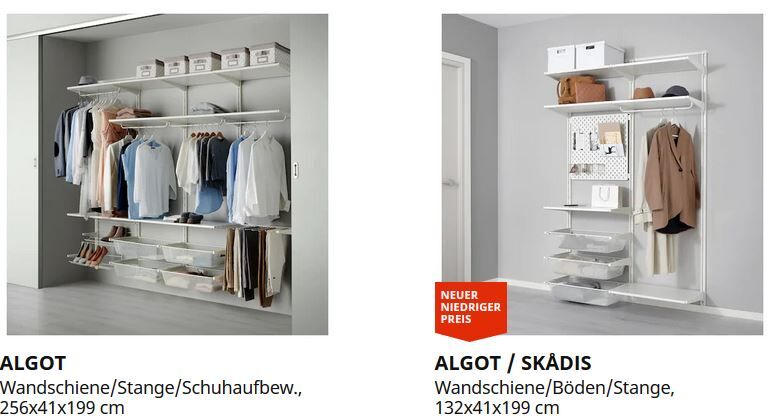 IKEA ALGOT Kleiderschrank
