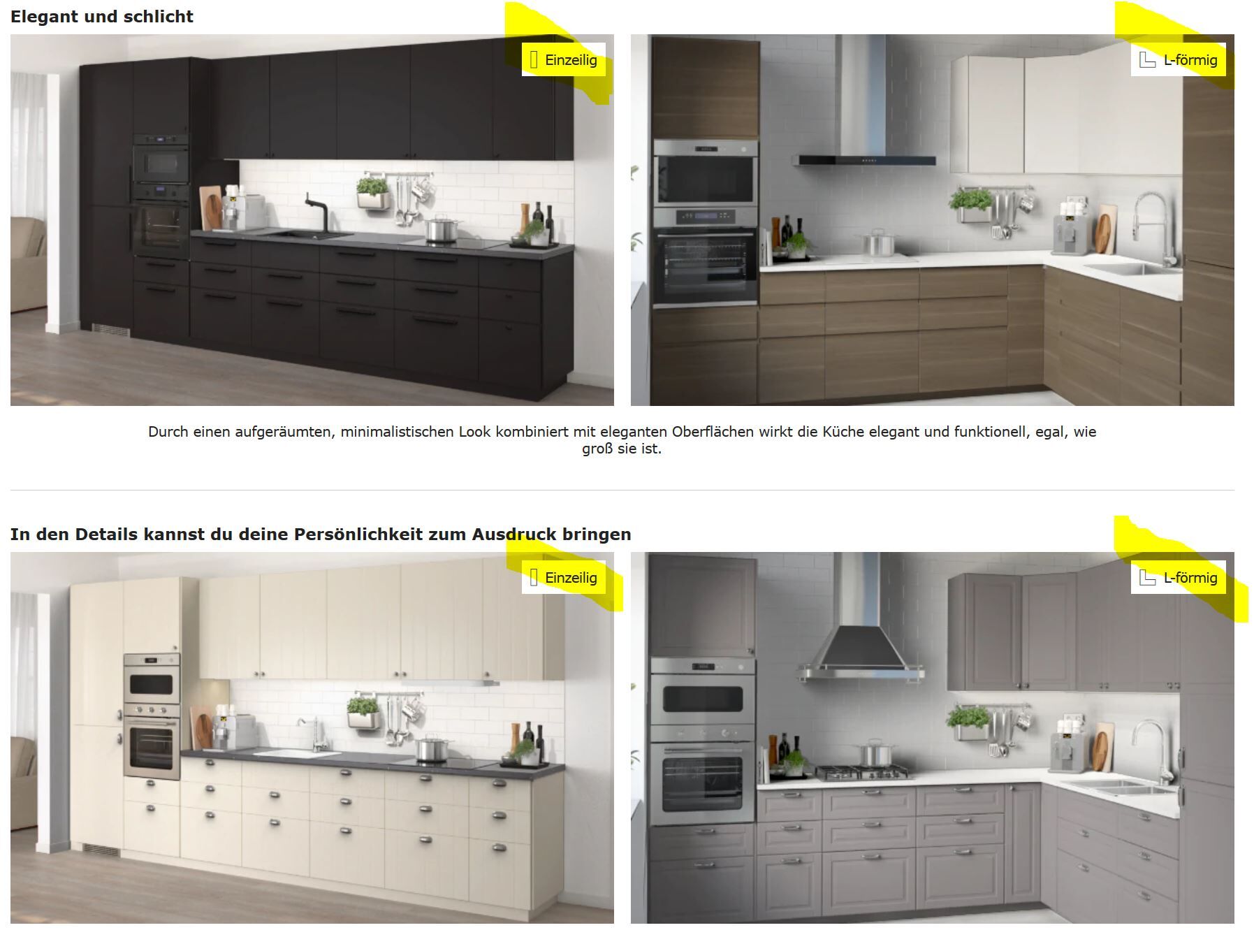 IKEA Küchenplaner Küchenform