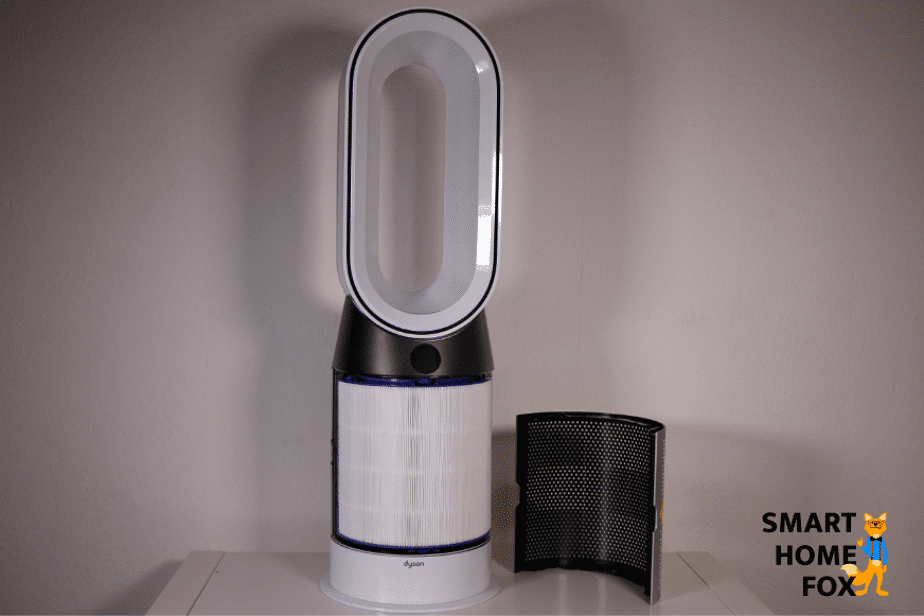 Dyson HP04 Hot Cool Purificateur d'air de chauffage par ventilateur sans  lame, fer / bleu