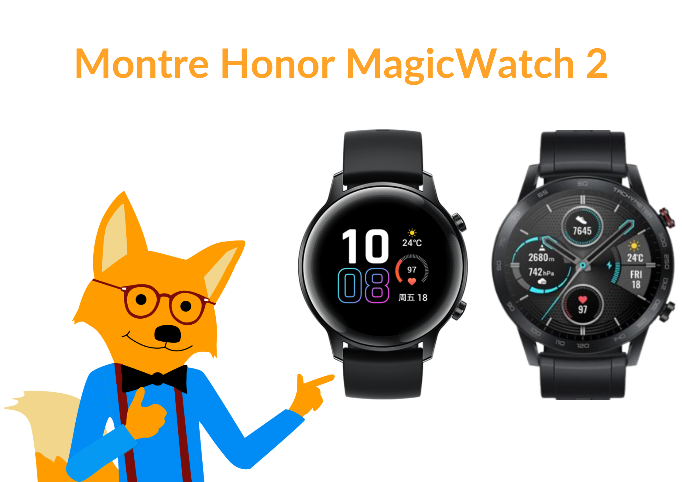 La montre connectée Honor MagicWatch 2