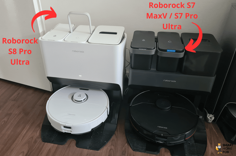 Roborock S8 Pro Ultra vs S7 MaxV Ultra vs S7 Pro Ultra (2024)