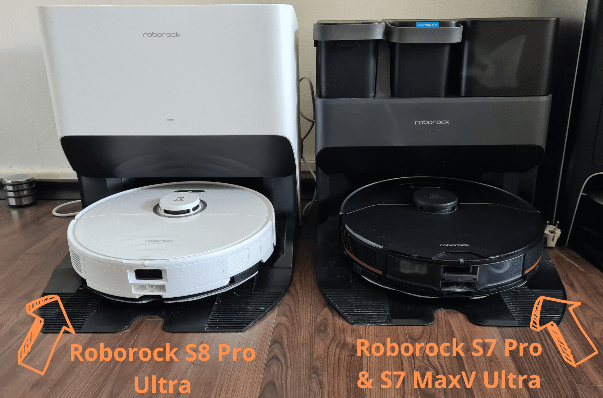 Roborock S8 Pro Ultra vs S7 MaxV Ultra vs S7 Pro Ultra (2024)