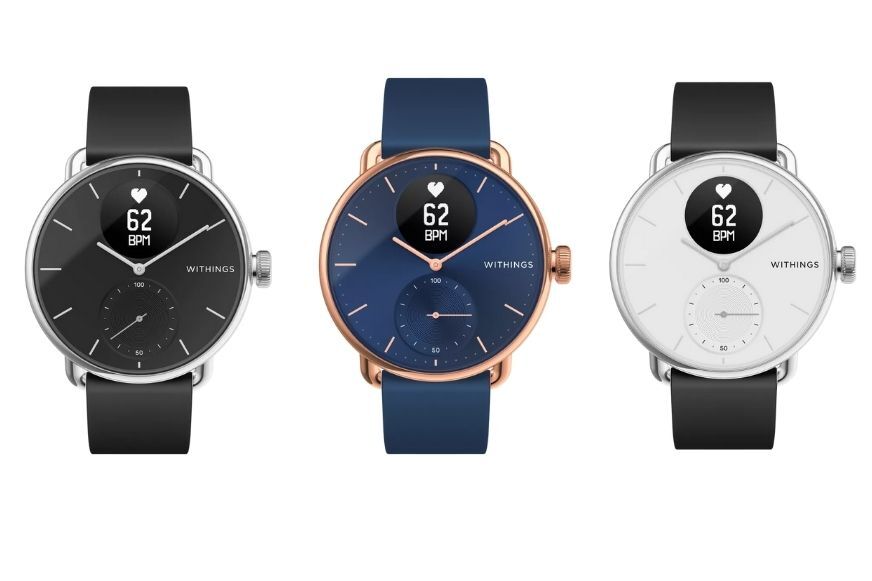 Вы можете видеть часы Withings ScanWatch.